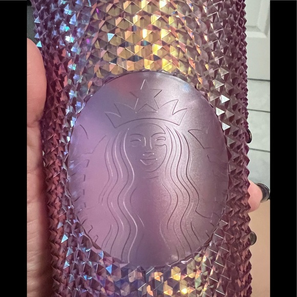 Walt Disney World 50th Anniversary Studded Starbucks Tumbler with Straw – Pink - Picture 4 of 5